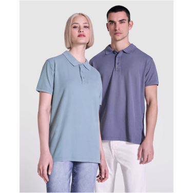 Logo trade corporate gifts image of: Cobain short sleeve unisex polo